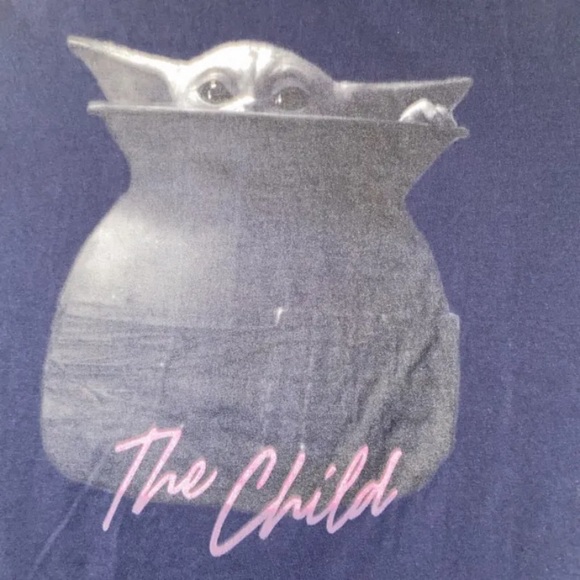 Lucas Films “The Child” Grogu Promo T Shirt Mens Large Good Cond Star Wars - Picture 2 of 7